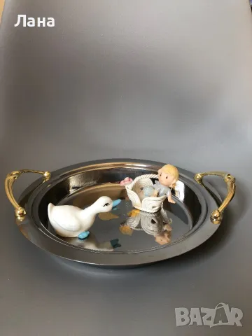 Ретро мельхиор трио и други, внос от Италия , снимка 8 - Декорация за дома - 41370415
