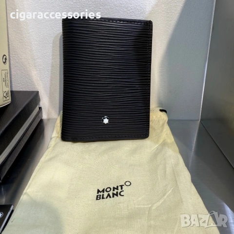 Оригинален Montblanc портфейл – чисто нов, пълен комплект, снимка 9 - Портфейли, портмонета - 53225260