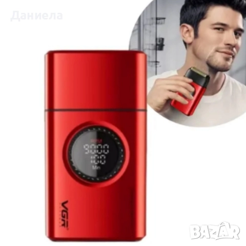 Професионален комплект 2в1 VGR – Машинка за подстригване + електрическа самобръсначка с Led дисплей, снимка 5 - Други - 52747305