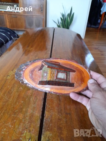 Стара дървена декорация,сувенир #20, снимка 3 - Антикварни и старинни предмети - 40450668