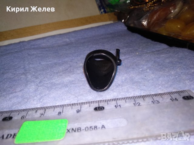 ШАРМАНТЕН ВИНТИДЖ МЕДЕН ЛАКИРАН РАЗДВИЖЕН ДВУКОМПОНЕНТЕН АРТ ПРЪСТЕН 37043, снимка 14 - Пръстени - 40415209