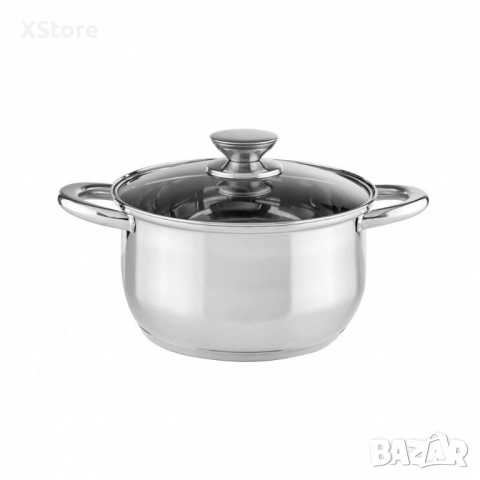 Комплект съдове за готвене Muhler от 12 части, неръждаема стомана, снимка 4 - Съдове за готвене - 52507456