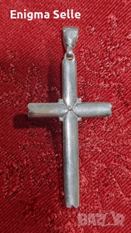 Сребърен кръст 925 , снимка 2 - Колиета, медальони, синджири - 52887920