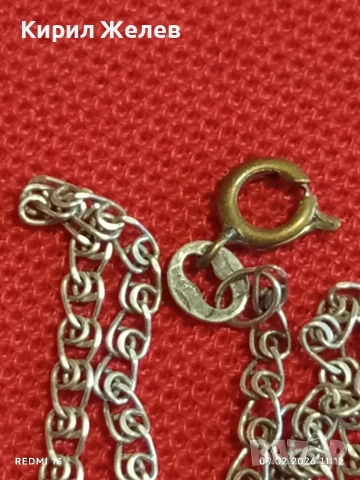 Сребърен синджир плетка тип КАРДИНАЛ много красив стилен дизайн 40067, снимка 4 - Колиета, медальони, синджири - 53411294