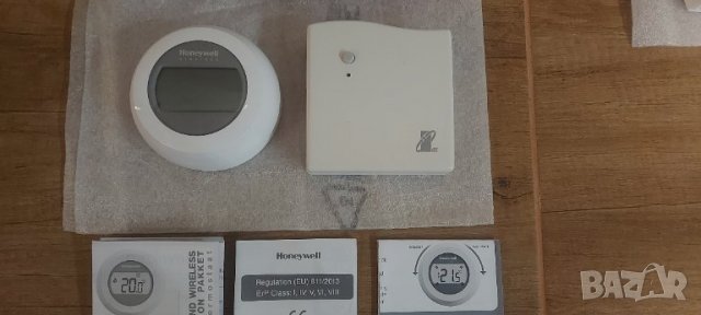 НОВО Термостат Smart Honeywell Y87RFC, Wireless, Gateway, 5-35°C, LCD дисплей, снимка 3 - Отоплителни печки - 39033517
