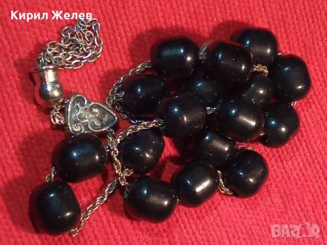 СТАРА ГРЪЦКА МОЛИТВЕНА БРОЕНИЦА - КОМБОЛОЙ / КАТАЛИН и МЕТАЛ 43926, снимка 3 - Антикварни и старинни предмети - 45150303