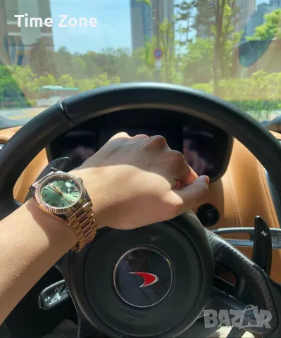 Rolex Day-Date 40mm President Everose Gold Olive Green Dial Automatic Различни Варианти, снимка 9 - Мъжки - 48183498