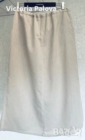 Лятна пола тънък лен Германия, снимка 4 - Поли - 50959255