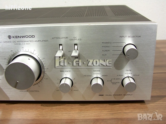 Усилвател   Kenwood ka-601 , снимка 5 - Ресийвъри, усилватели, смесителни пултове - 53708354