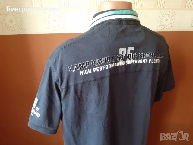 👉Camp David Original 2XL ефектна, снимка 3 - Тениски - 51001954