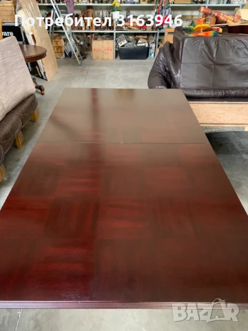 Луксозна масивна трапезна маса от масивно дърво класически американски стил, снимка 5 - Маси - 51062315