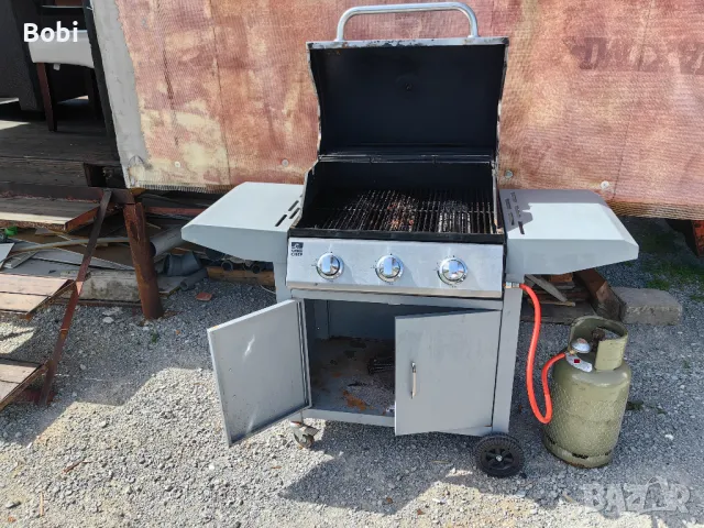 Барбекю на газ GRILL CHEFF, снимка 5 - Барбекюта - 49929494