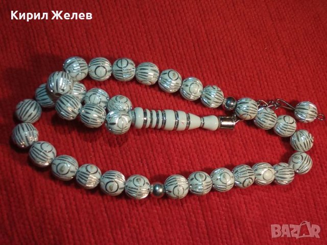 Красива мюсюлманска традиционна молитвена броеница 31388, снимка 2 - Колекции - 45120042