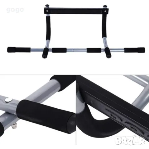 door trainer  - Регулируема щанга за набирания, тренажор за набирания до 200 килограма , снимка 14 - Фитнес уреди - 48458413