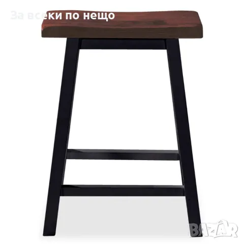 Бар комплект, 3 части, МДФ, черен Код P396, снимка 9 - Маси - 50056667