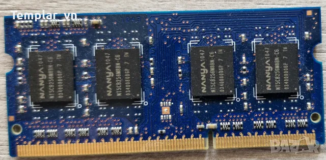 Nanya 2 gb DDR3 SODIMM laptop memory, снимка 2 - RAM памет - 49877667