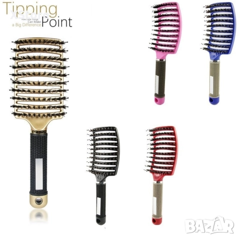 Масажна четка за коса, различни цветове, снимка 9 - Други - 52593545
