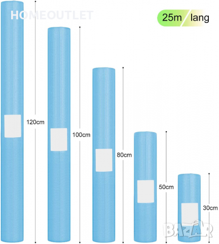 Покривка за еднократна употреба 25м, снимка 6 - Покривки за маси - 36306765