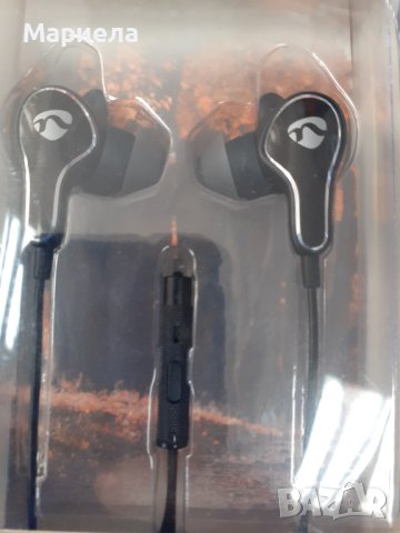 Слушалки високо качество - Nedis Sport Headphones, Wired, in-Ear, 1.2 m Cable, Black, снимка 5 - Слушалки и портативни колонки - 42168012