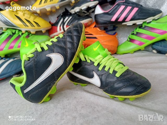 унисекс бутонки, калеври, футболни обувки NIKE® TEMPO  27 - 28 original, маратонки, спортни обувки, снимка 11 - Детски маратонки - 39720726