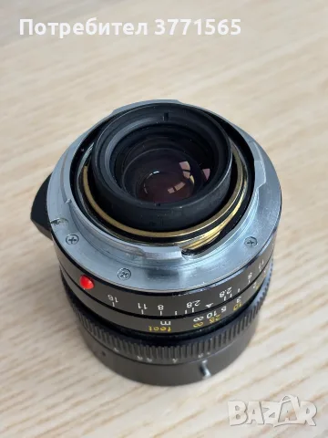 Обектив Leica Elmarit-M f-2.8/28, снимка 3 - Обективи и филтри - 56219829