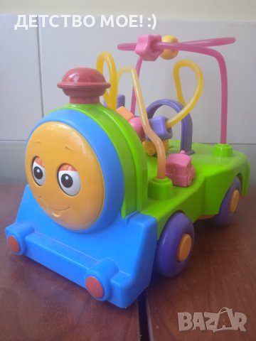 Голямо бебешко влакче развиващо двигателните умения и мисленето