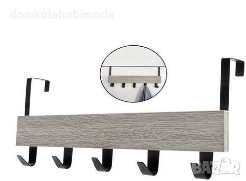  Закачалка за врата дърво и метал, 38Х7 сантиметра 