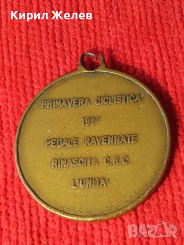 МЕДАЛ ИТАЛИЯ 1987г. КОЛОЕЗДЕНЕ СТАР РЯДЪК ЗА КОЛЕКЦИЯ 26216, снимка 11 - Антикварни и старинни предмети - 40489765