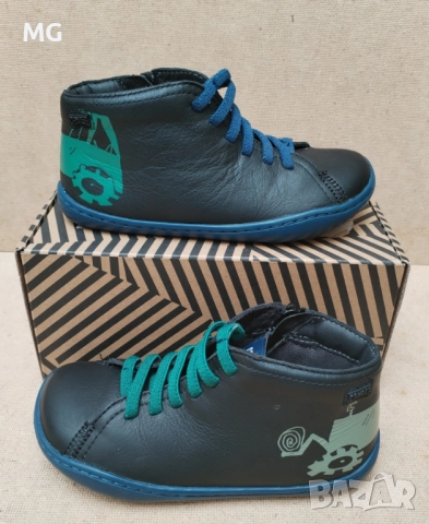 Camper TWS kids детски обувки от естествена кожа с цип #EU28/17см.