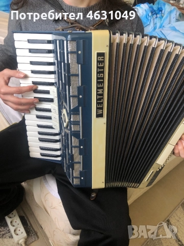 Weltmeister Cordal 80 баса – оригинален, Германия, перфектен звук, снимка 2 - Акордеони - 52336412