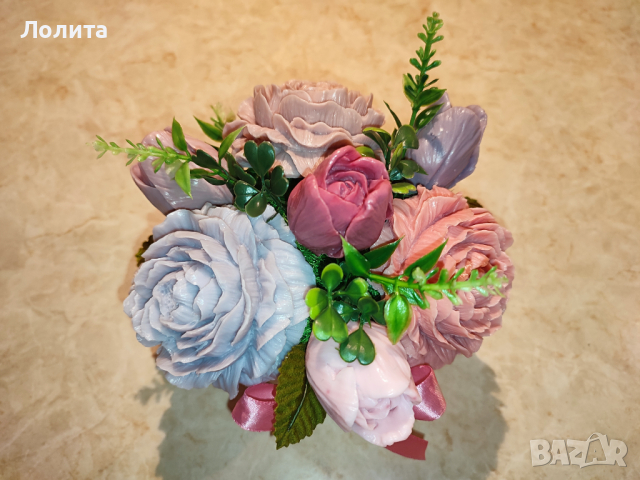 Сапунени рози,мечета и други изделия , снимка 2 - Декорация за дома - 44623656