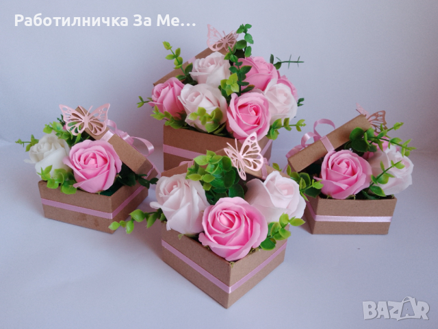 Аранжировки със сапунени рози, снимка 8 - Други - 35978233