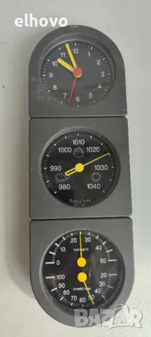 Хигрометър, термометър, барометър, часовник