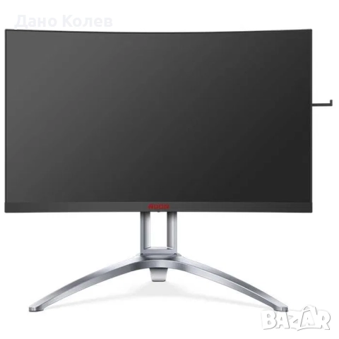 Монитор Gaming QLED VA AOC Agon AG273QCX 27"QHD, 1ms, 144Hz, Freesync, снимка 2 - Монитори - 52889777