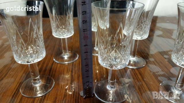 Руски кристални чаши , снимка 2 - Чаши - 35858571