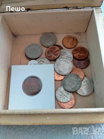 кутия с монети , снимка 2 - Нумизматика и бонистика - 53765328