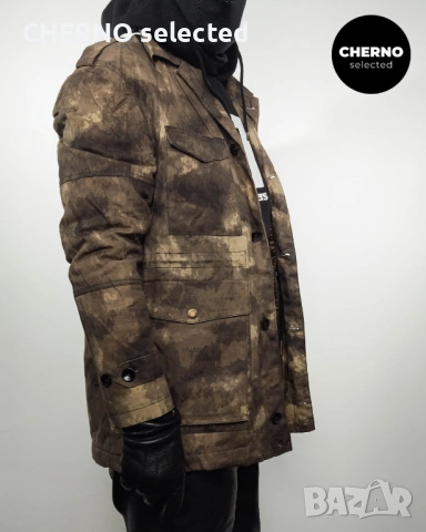 Мъжко камуфлажно полево яке DRYKORN Field Camo Jacket feat. British Millerain – размер L , снимка 7 - Якета - 53850954