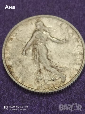 1 франк 1916 г, снимка 2 - Нумизматика и бонистика - 41489012
