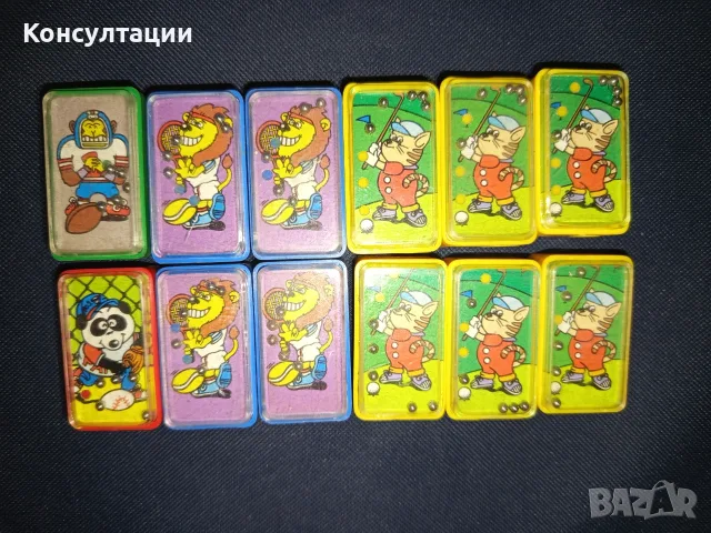 Лот от 12 ретро острилки с игра от 90-те