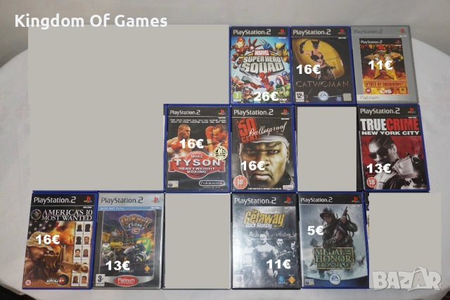 Игри за PS2 Marvel Super Hero Squad/Catwoman/Mike Tyson/America's 10 Most Wanted