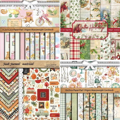 Дизайнерска хартия на блокчета различни видове