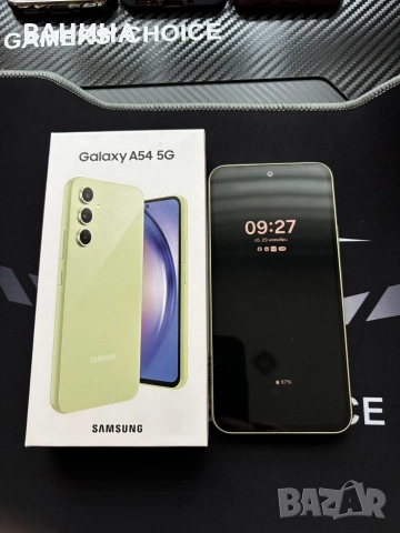 Samsung Galaxy A54, 256GB, 8GB RAM, 5G, Awesome Green