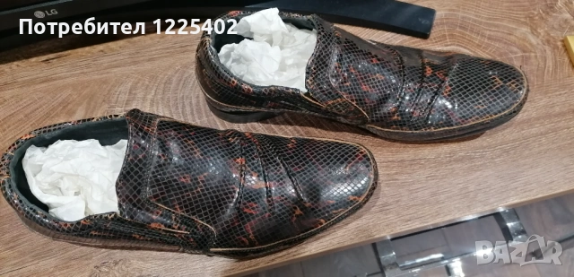 Продавам обувки от змииска питонова естествена кожа уникат, снимка 2 - Спортно елегантни обувки - 53863678