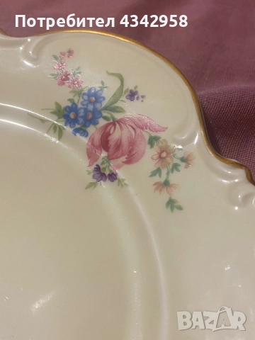 Hutschenreuther.1939-1964г. Порцеланова чиния., снимка 3 - Антикварни и старинни предмети - 52380855