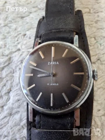 часовник zaria 17jewels, снимка 4 - Мъжки - 56078387