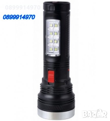 Мощен Туристически LED Фенер с вградена акумулаторна батерия и 8 светдиода, снимка 9 - Прожектори - 34485418