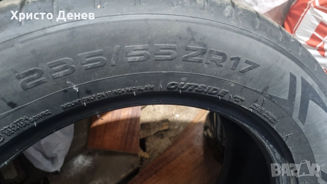 Летни гуми Nokian tyres 235/55/R17 2 бр. с дот- 4624/128 евро за двете, снимка 5 - Гуми и джанти - 53621245