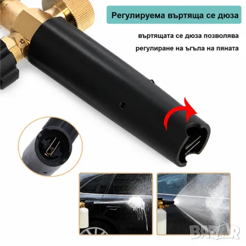 Пенообразувател за водоструйка 1 L, снимка 4 - Аксесоари и консумативи - 55866937