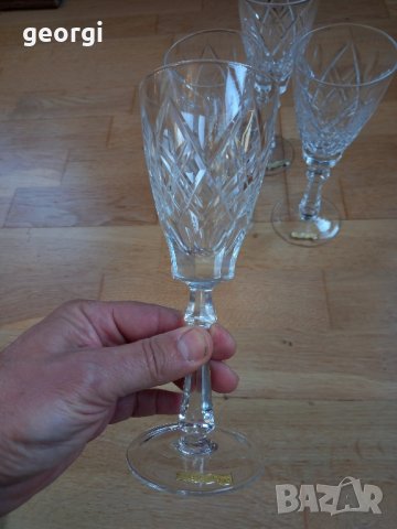 кристални чаши за вино , снимка 2 - Чаши - 44506122