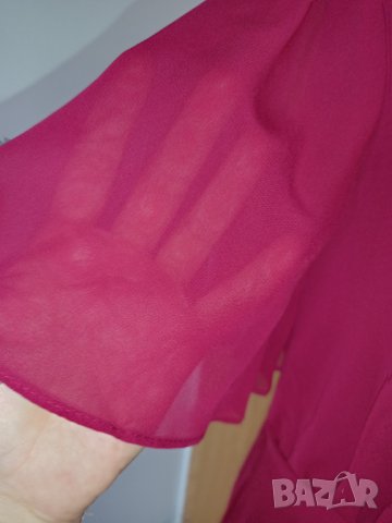 Официална рокля Burgundy XXL Нова, снимка 6 - Рокли - 40644753